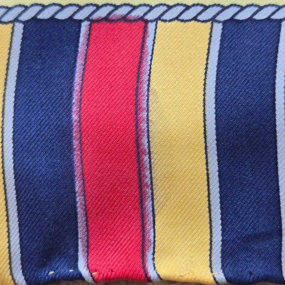Franco Bassi Silk Square Scarf Signal Flags Nautical Marine Diving Ocean - Picture 8 of 10